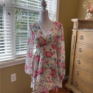 NWOT City Studio Multicolor Floral Dress
